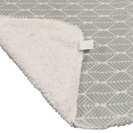Frazada con Corderito King Size Home Class 240 x 260 cm Arabesco Gris