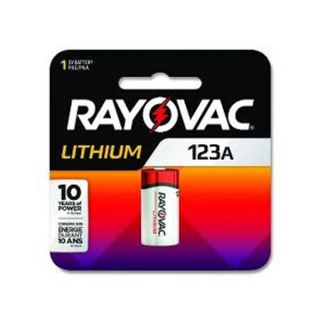 Pila Bateria 123A Lithium RAYOVAC Pila Bateria 123A Lithium RAYOVAC