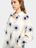 Camisa Estampado De Círculos multicolor