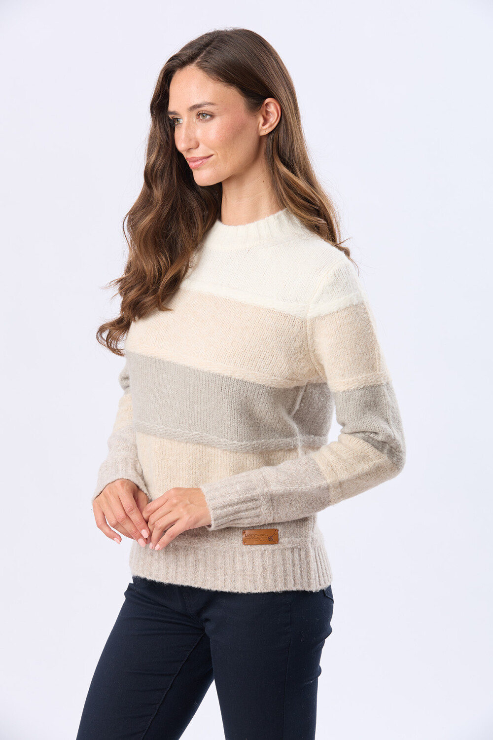 BUZO TEJIDO RAYADO Verde