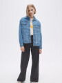 Campera Forest Azul Grisaceo