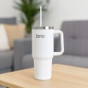 VASO TERMICO CON SORBITO 1200ML BRIO BLANCO Blanco