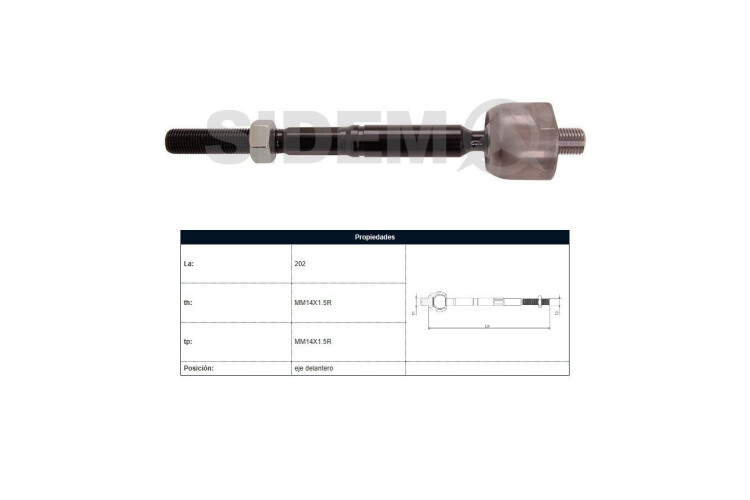 Mate Ford Ranger 4X2/Ranger 4X4, Mazda Bt50 12-25 Der/Izq Mate Ford Ranger 4X2/Ranger 4X4, Mazda Bt50 12-25 Der/Izq