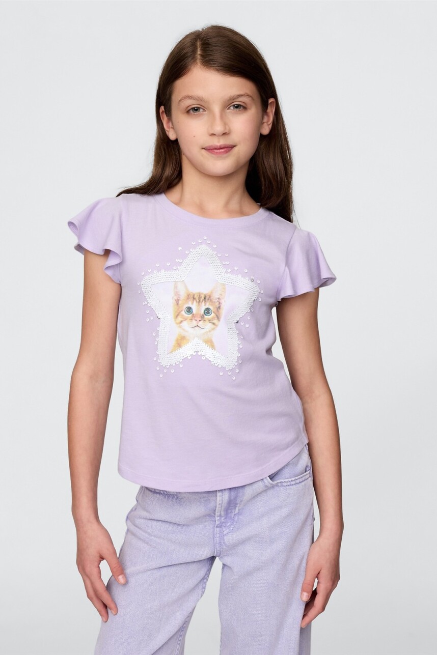 Remera Flippy Niña Perfumed Lilac