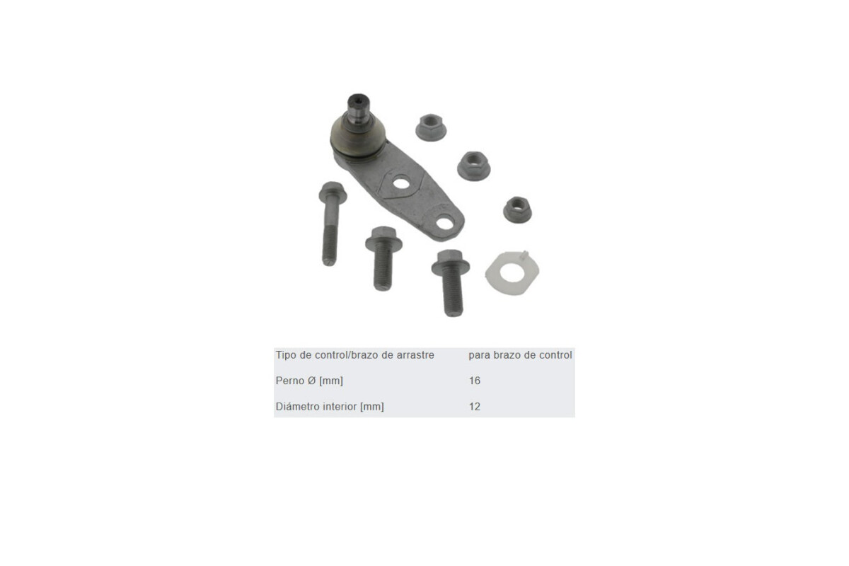 Rotula Del Renault Scenic/Symbol/Megane/Clio 96-13 Der/Izq Rotula Del Renault Scenic/Symbol/Megane/Clio 96-13 Der/Izq