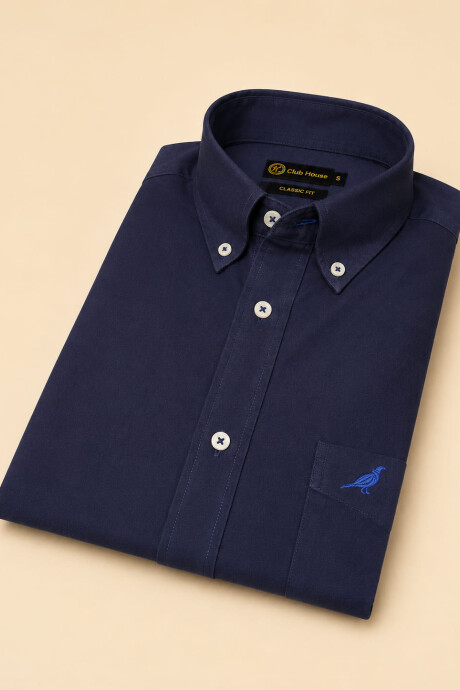Camisa Cotton Twill Navy