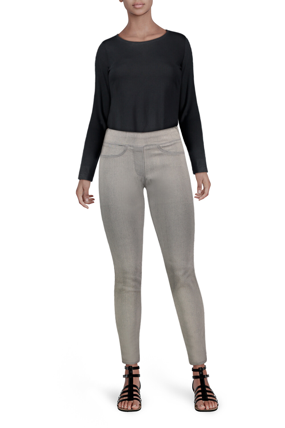 Pantalon Felipa Gris Medio