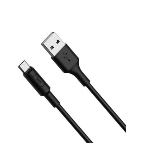 Cable de Datos HOCO USB a Micro USB Negro 1mt Cable de Datos HOCO USB a Micro USB Negro 1mt
