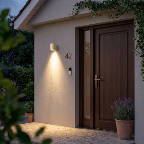 ARTEFACTO PARMA DECORATIVO PARA ADOSAR EN PARED UNIDIRECCIONAL PEQUEÑO Luminaria de Pared Parma Unidireccional Sand Brass