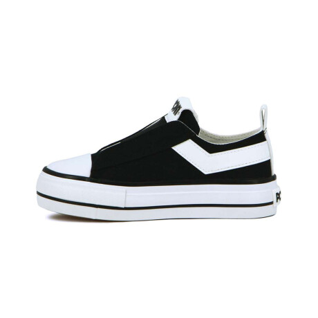 Pony Calzado Plataforma Elástico Casual Classic Niño Negro-Blanco