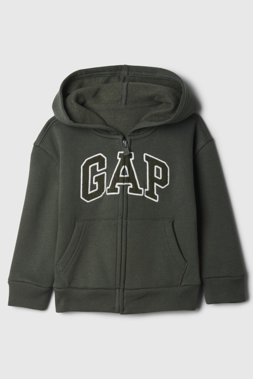 Canguro Con Cierre Logo Gap Toddler Niño Evergreen 585