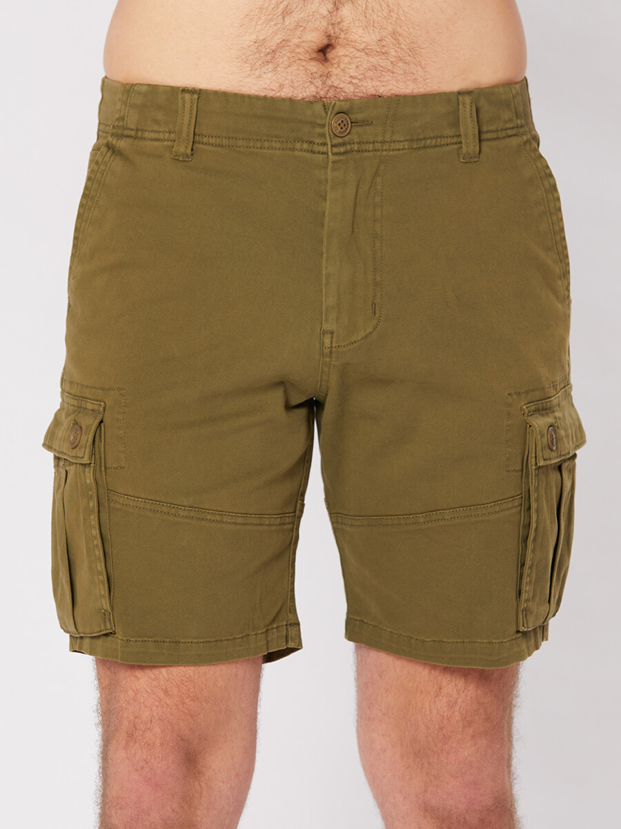 BERMUDA CARGO FESLERS24 RUSTY - Militar 