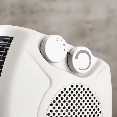 Caloventilador 2000w Bajo Consumo Termostato Warmthy Blanco