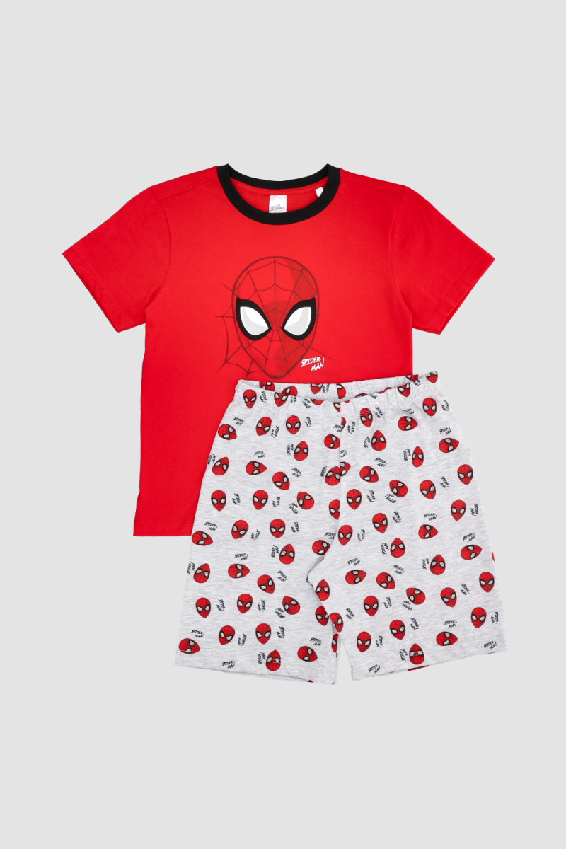 Pijama infantil spiderman - Rojo 