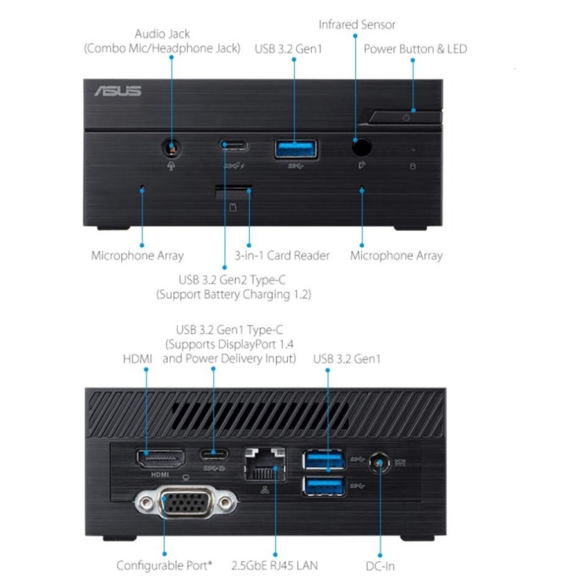 Minipc Asus Barebone Celeron N4505 