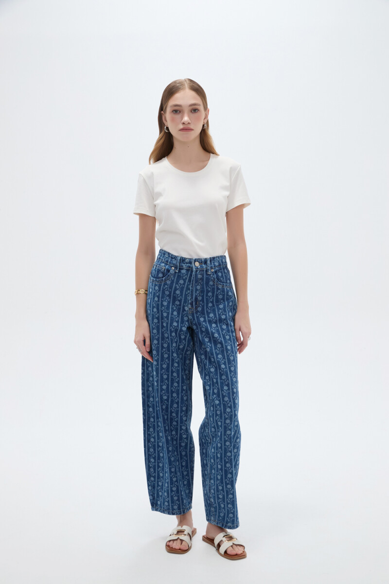 Pantalon Sisal - Azul Medio 