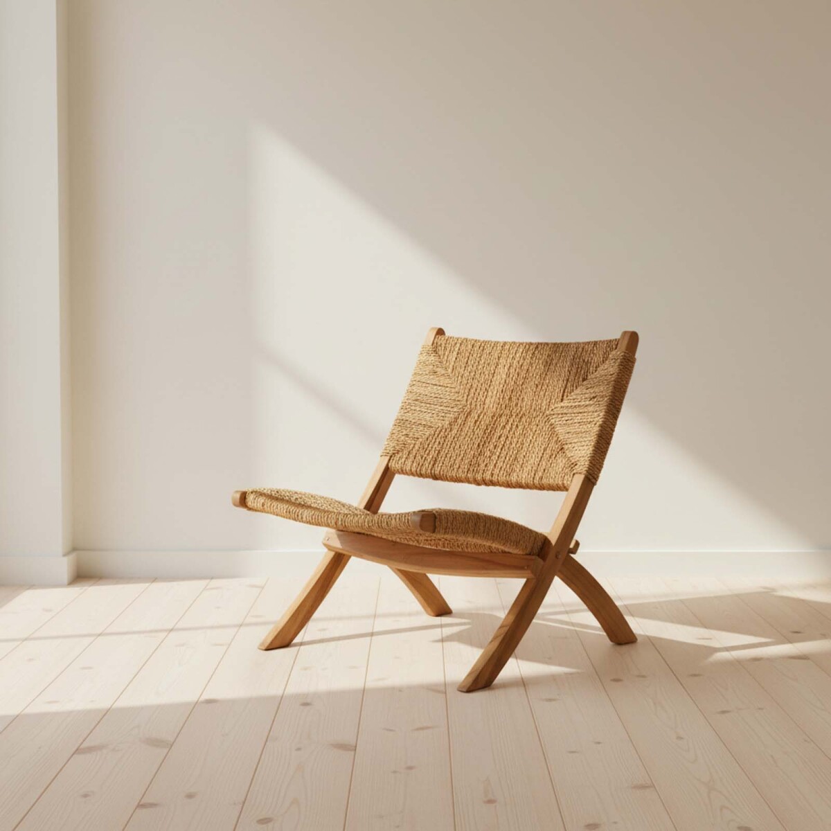 BUTACA - RATTAN-Y-MADERA MARRON BRAZIL MARRON CLARO 