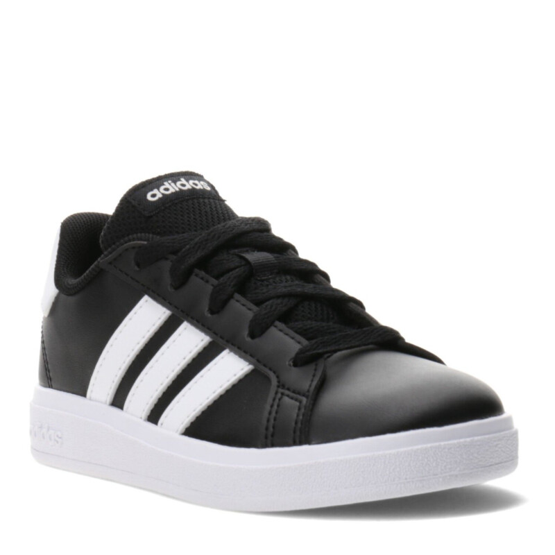 Championes Infantiles Adidas Grand Court Kids Negro - Blanco