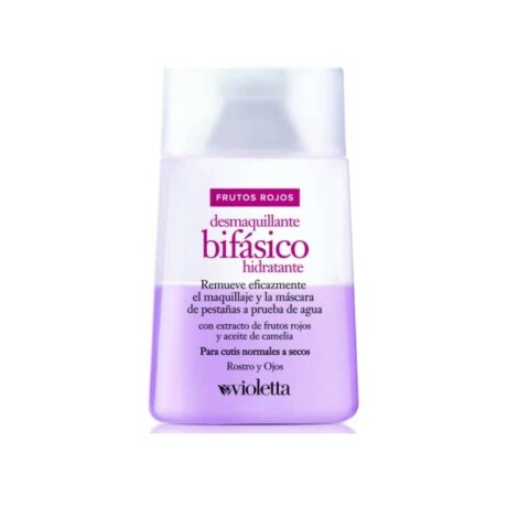 Desmaquillante Bifásico Violetta Frutos Rojos 110ml Desmaquillante Bifásico Violetta Frutos Rojos 110ml