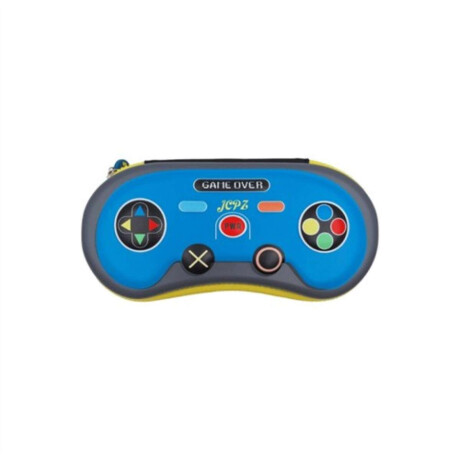 Cartuchera rígida joystick Azul