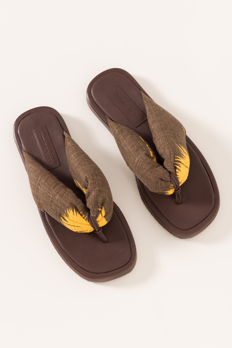 SANDALIA PALMS Chocolate