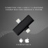 Set X2 Micrófonos Inalámbrico Profesional Iphone Usb C Atrix Variante Color Gris