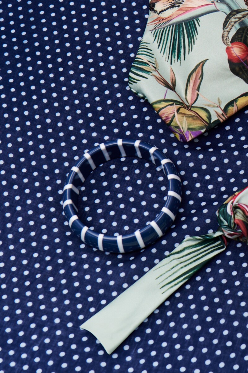 PULSERA RAYAS AZUL