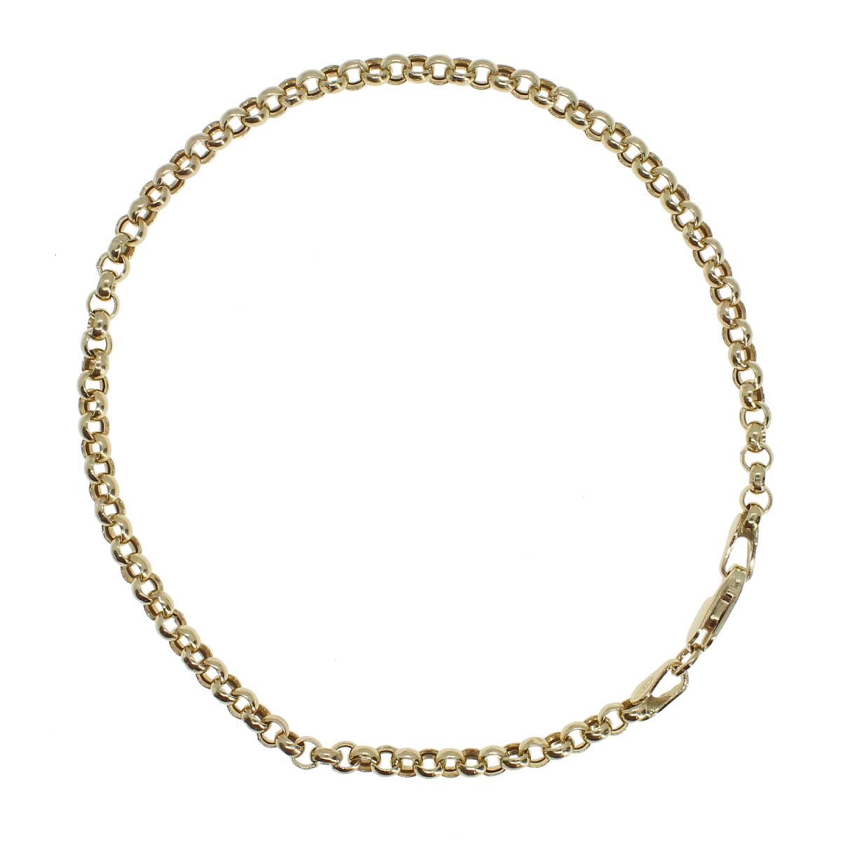 Pulsera de oro amarillo 18k N087 