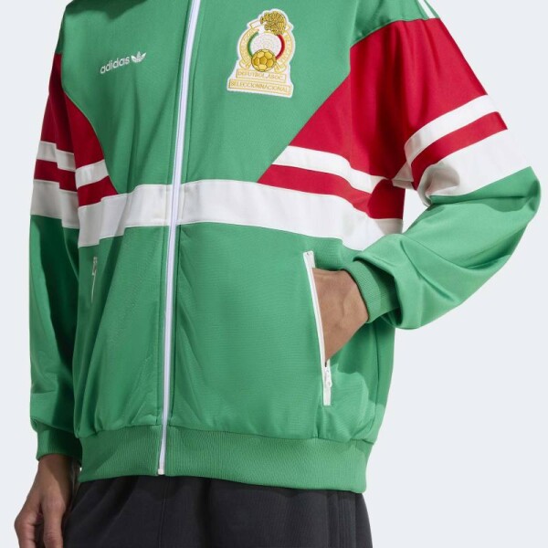 Campera Adidas Deportiva México 86 Verde