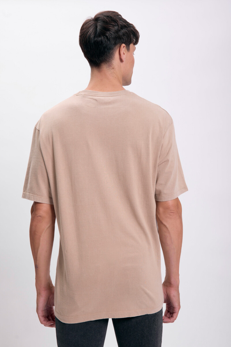 Remera oversize Visón