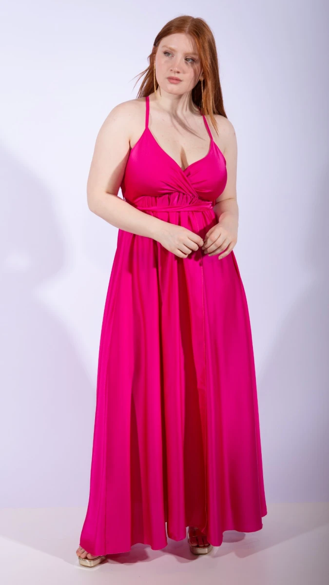 Vestido Virginia - Fucsia 