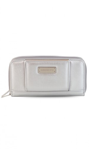 BILLETERA HIBISCO PLATA