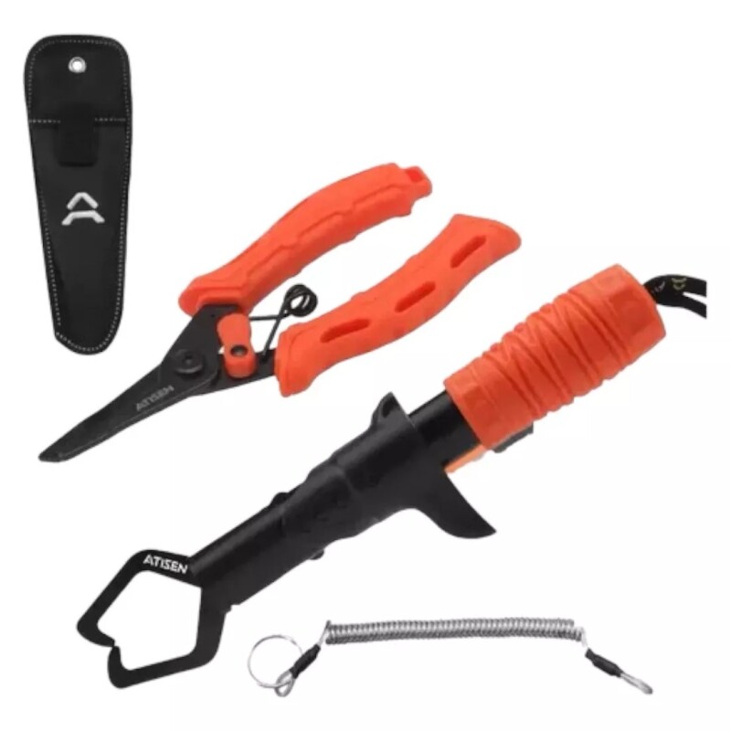 Set Kit De Pesca Pinza + Alicate De Anzuelos Mosquetón Set Kit De Pesca Pinza + Alicate De Anzuelos Mosquetón