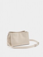 Bolso De Hombro Con Textura Suave crudo