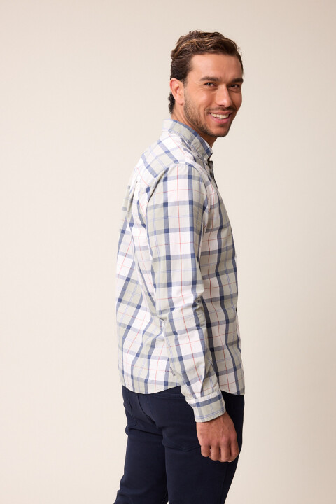 CAMISA LURON POLANCO Azul Cuadros