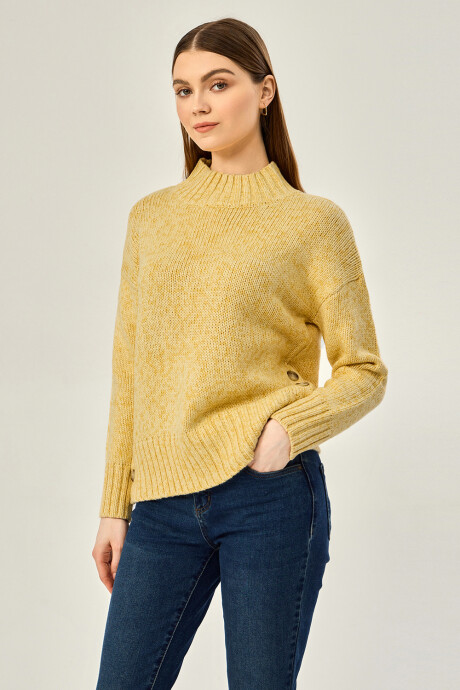 Polera Pinti Amarillo Palido