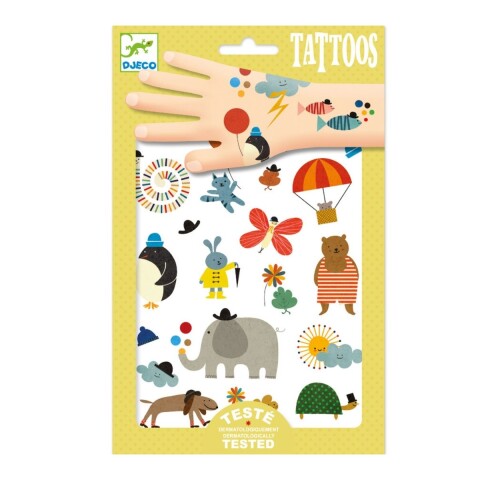 TATTOOS Set X50 Tatuajes Removibles Para Niños +3 Djeco - Cosas Bonitas