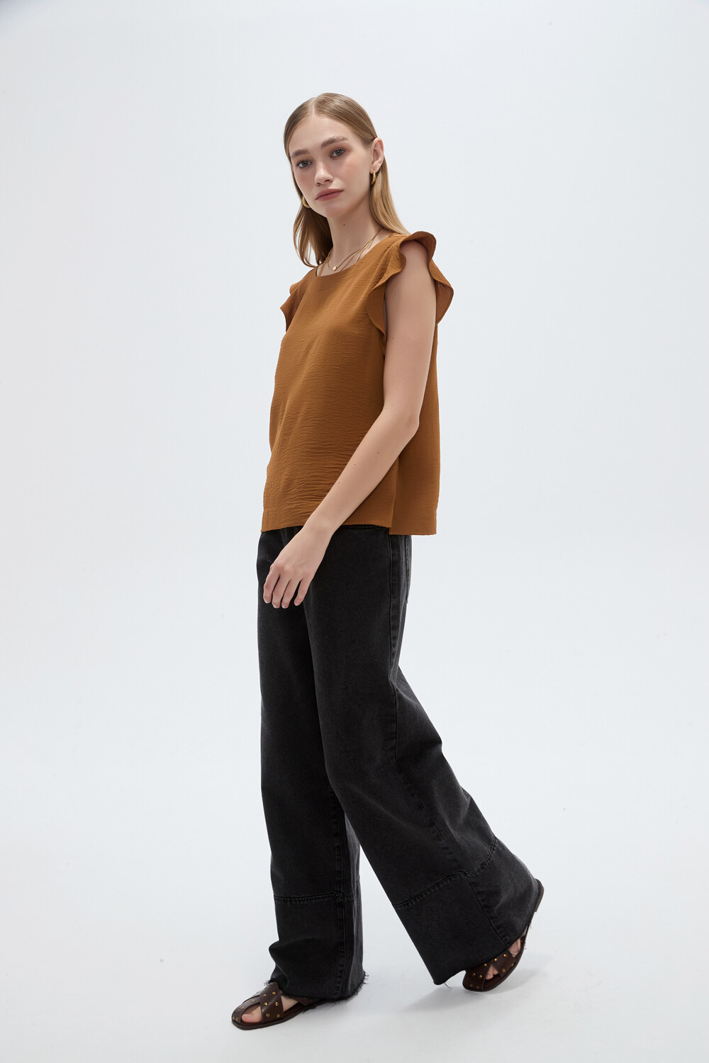Blusa Mapa Canela