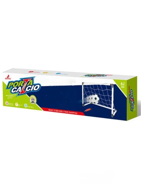 ARCO DE FUTBOL CON ACCESORIOS BLANCO