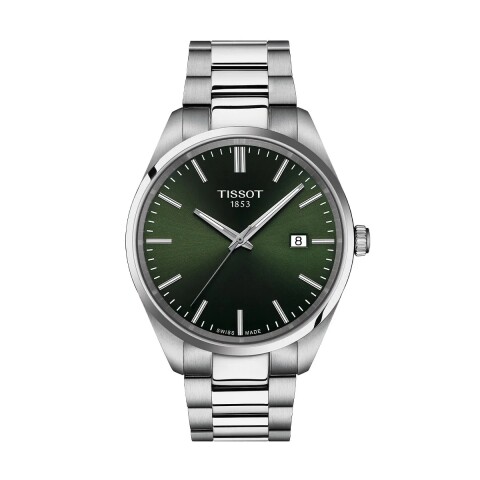 Reloj Tissot T1504101108100 para hombre con correa de acero Verde