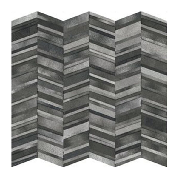 PORCELANATO CHEVRON BLACK "A" 44.2X44.2 CM Porcelanato Chevron Black "a" 44.2x44.2 Cm
