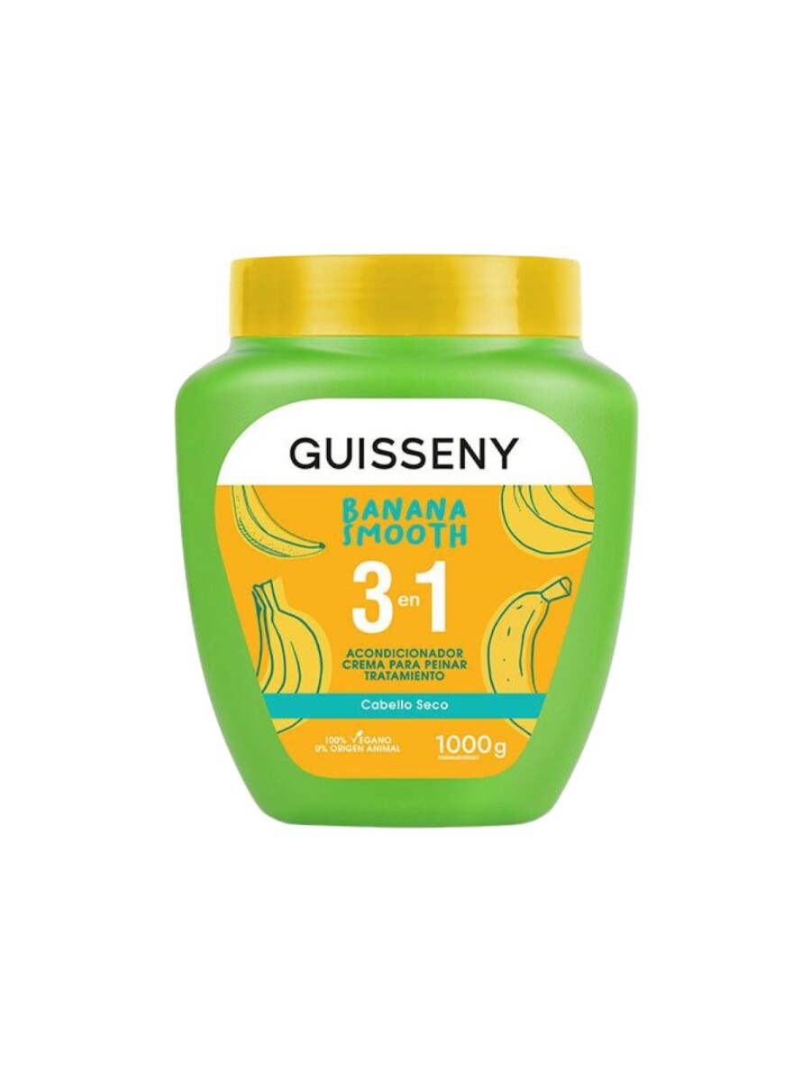 Crema tratamiento capilar 1000 g Guisseny - Banana Smooth 