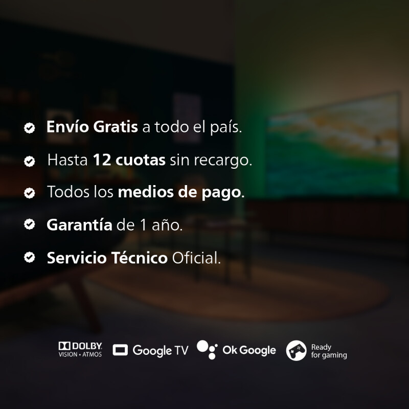 TV Philips 55" Google TV Ambilight 4K UHD TV Philips 55" Google TV Ambilight 4K UHD