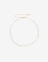 Collares Cortos Perla Collar Corto Con Beads Y Perla Sintética. - Dorado