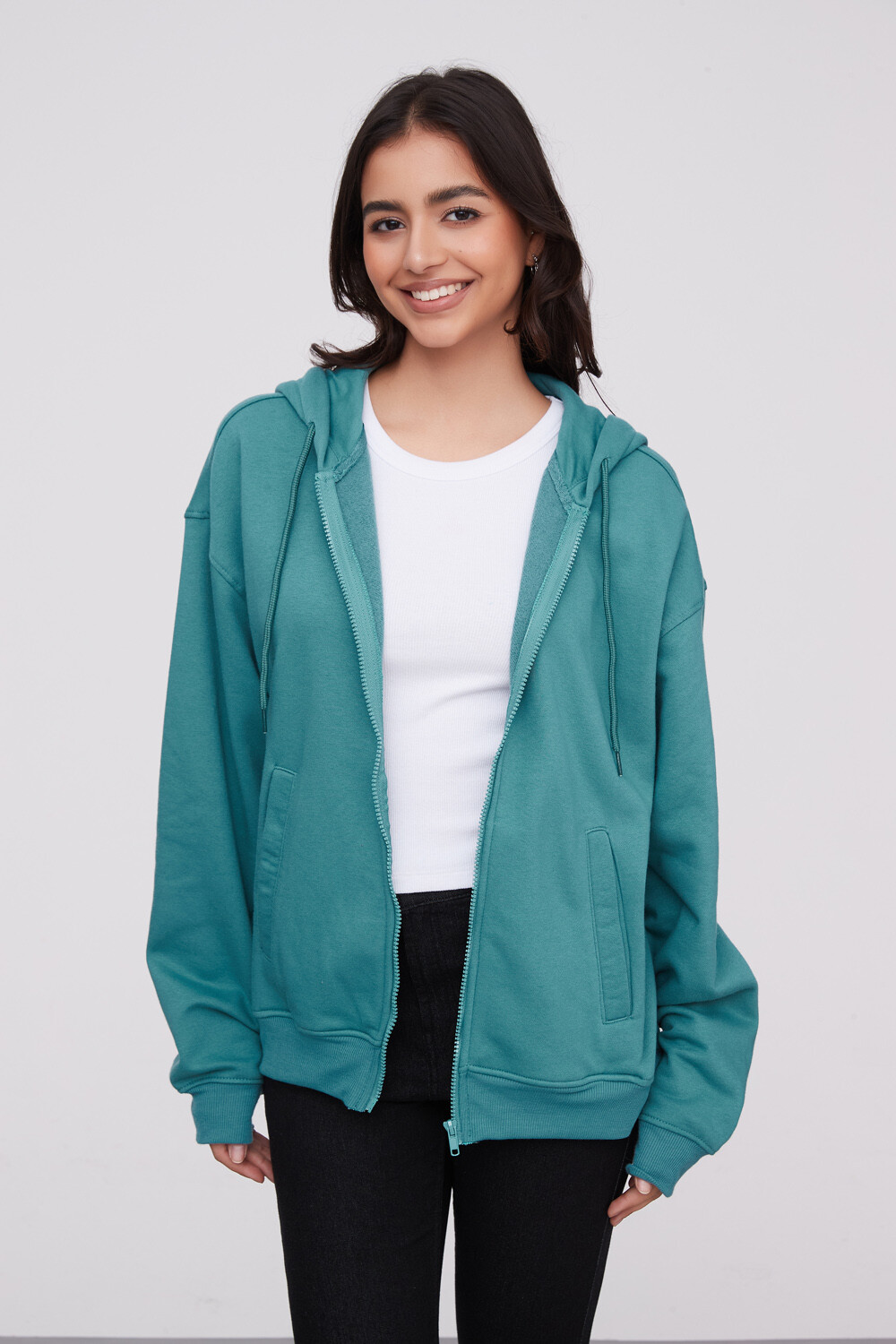 Campera Sammira Verde Azulado