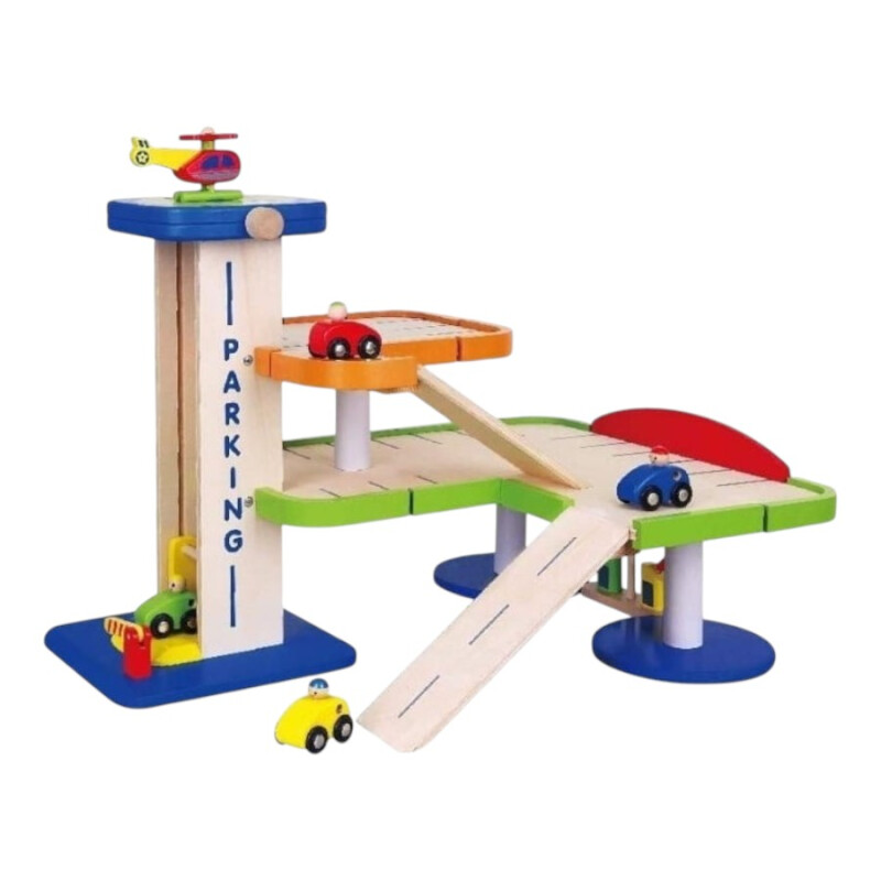 Garaje de Madera con Estacionamiento Viga Garaje de Madera con Estacionamiento Viga