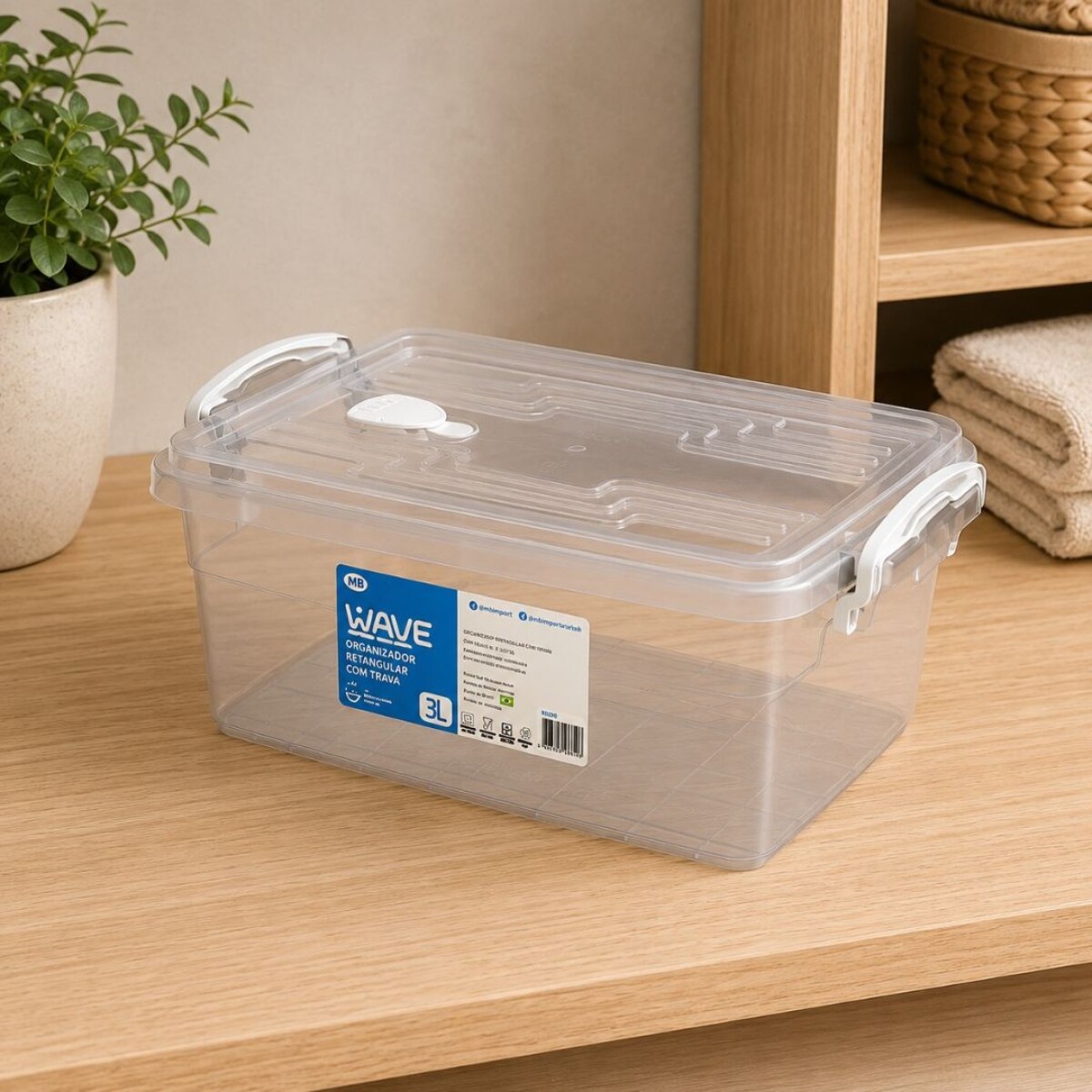 VIANDA RECTANGULAR 3 LTS 