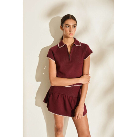 Top Zip Knit Uva