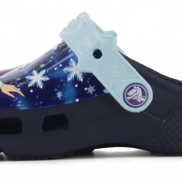 Zuecos Infantiles Crocs Frozen Kids Azul Marino