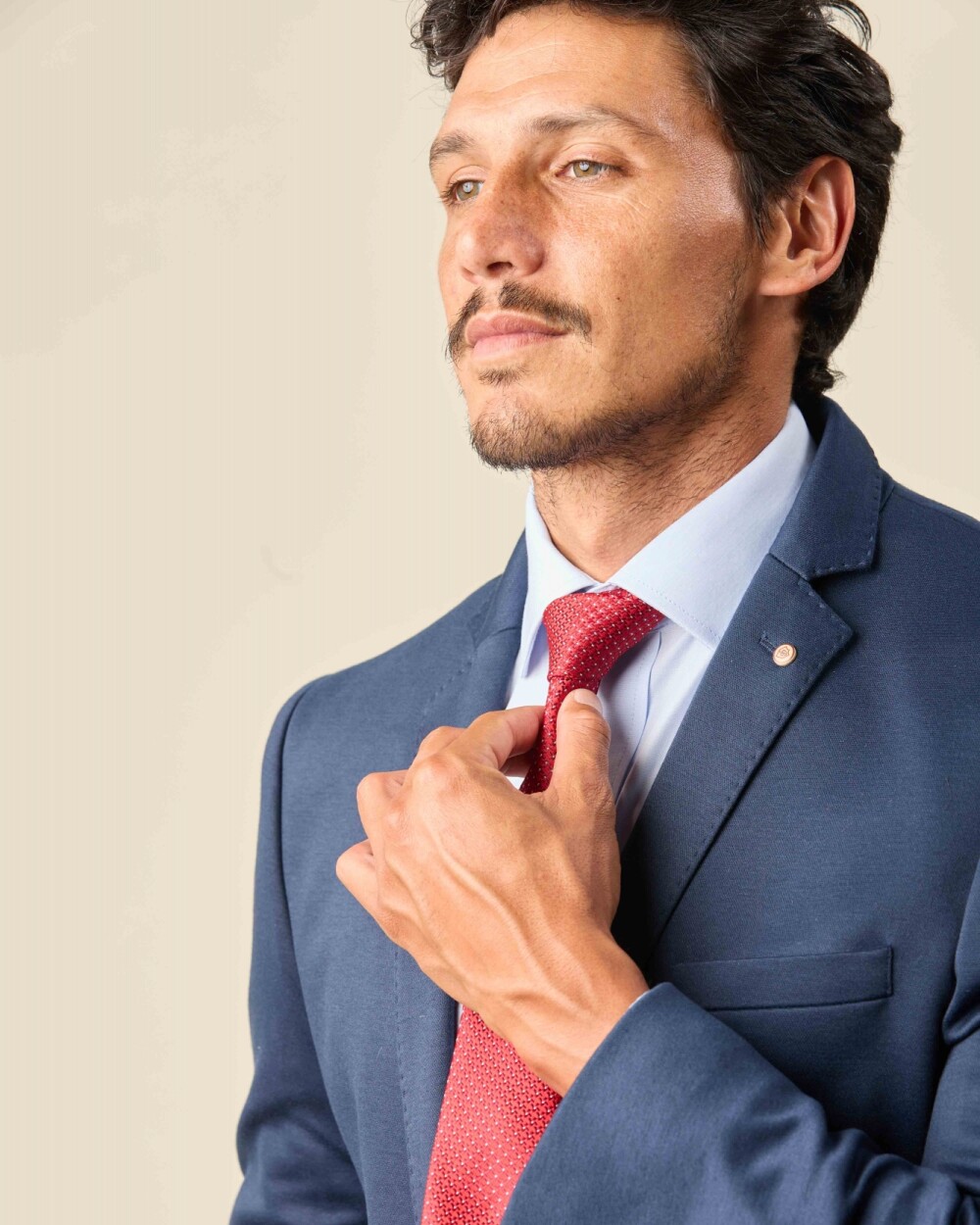 Corbata Microfibra Rojo